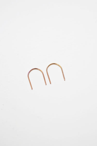 Mini Arc Minimalist Wire Earrings
