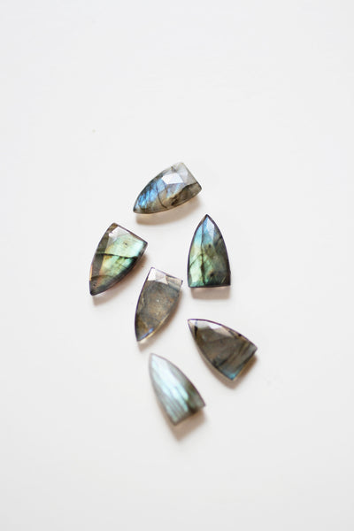 Triangle Spear Labradorite Necklace | Labradorite Jewelry | 14k Gold Fill Necklace | Sterling Silver | Gemstone Necklace | Stone Necklace