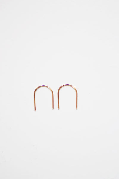 Mini Arc Minimalist Wire Earrings