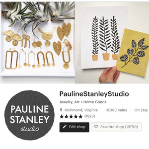 Pauline Stanley Studio Etsy Shop Hits 10,000 Sales!