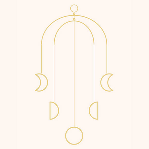 Product Design Process: Brass Metal Nursery Mobiles