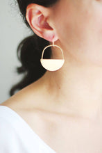 Load image into Gallery viewer, Half Moon Earrings