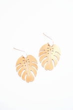 Load image into Gallery viewer, Monstera Leaf Earrings