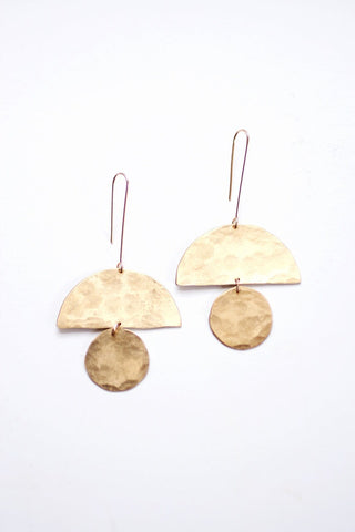 Geometric Totem Shape Earrings