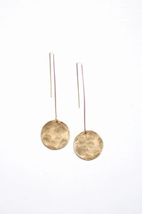 Modern Circle Drop Earrings