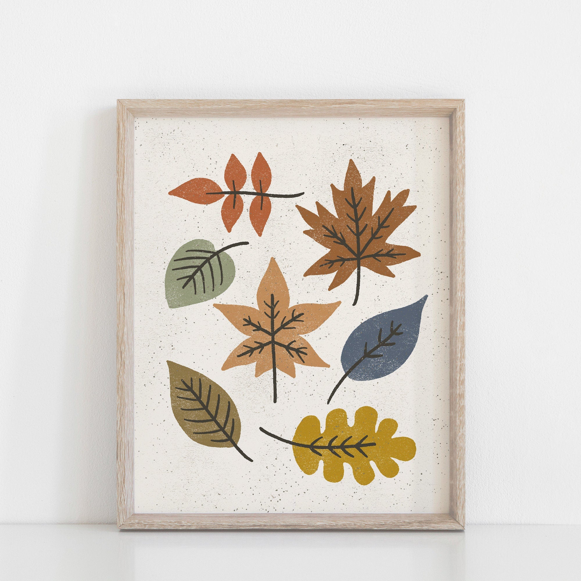 Autumn Leaves #1 Wall Art Print - Multicolor
