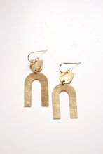 Load image into Gallery viewer, Geo Tab Arch Earrings