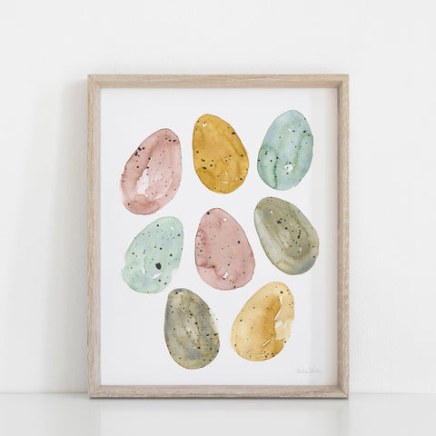 Speckled Eggs Wall Art Print