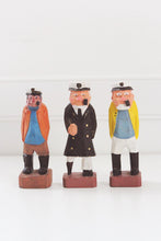 Load image into Gallery viewer, Vintage Wood Hand Carved Sailor Sea Captain Figurine | Vintage Sea Captain | Vintage Sailor | Vintage Nautical | Wood Folk Art