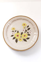 Load image into Gallery viewer, Vintage Plate With Flowers - Japanese Stoneware | Vintage Plate Set | Vintage Flower Plate | Vintage Plate Display | Vintage Plate Wall