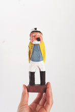 Load image into Gallery viewer, Vintage Wood Hand Carved Sailor Sea Captain Figurine | Vintage Sea Captain | Vintage Sailor | Vintage Nautical | Wood Folk Art