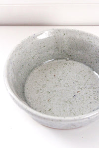 Vintage Studio Pottery Bowl Hand Made - Speckled Pale Pistachio | Vintage Pottery | Vintage Ceramic | Vintage Bowl | Vintage Mixing Bowl