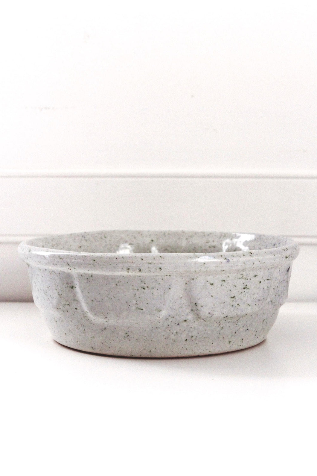 Vintage Studio Pottery Bowl Hand Made - Speckled Pale Pistachio | Vintage Pottery | Vintage Ceramic | Vintage Bowl | Vintage Mixing Bowl