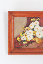 Load image into Gallery viewer, Vintage Wall Art Framed - Flower Still Life Oil Painting | Vintage Painting | Vintage Art Framed | Floral Art | Still Life Art | Moody Art