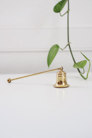Vintage Brass Bell Candle Snuffer | Vintage Candle Snuffer | Vintage Decor | Mid Century Decor | Brass Candle Snuffer