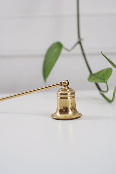 Vintage Brass Bell Candle Snuffer | Vintage Candle Snuffer | Vintage Decor | Mid Century Decor | Brass Candle Snuffer