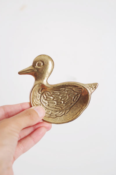 Vintage Brass Animal Trinket Dish | Vintage Trinket Dish | Vintage Decor | Mid Century Decor | Brass Trinket Dish | Brass Tray