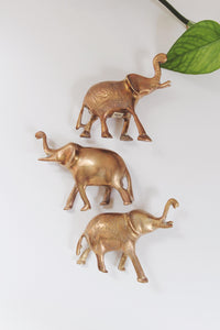 Vintage Brass Elephant Figurine | Vintage Brass Figurine | Vintage Decor | Mid Century Decor | Vintage Elephant