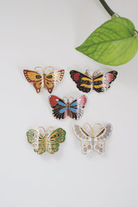 Vintage Cloisonné Enamel Butterfly Pin Brooch | Vintage Butterfly Brooch | Vintage Jewelry | Vintage Enamel Pin | Sold Individually