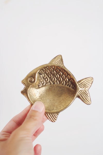 Vintage Brass Animal Trinket Dish | Vintage Trinket Dish | Vintage Decor | Mid Century Decor | Brass Trinket Dish | Brass Tray