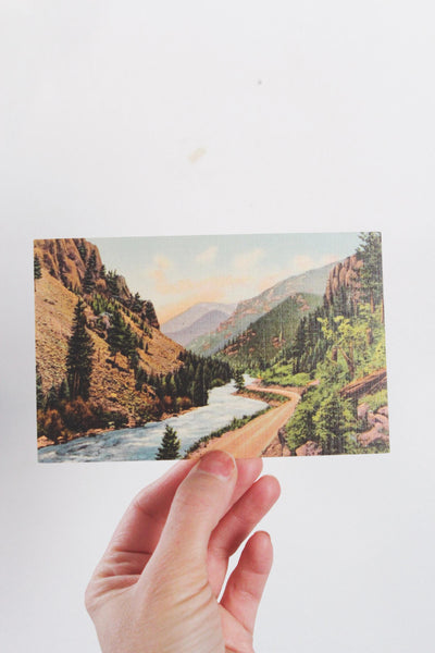 Vintage Postcard with Framing Options Zion Florida Rockies | Sold Individually
