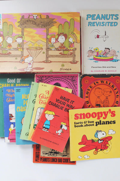Vintage Peanuts Books Puzzle Collection