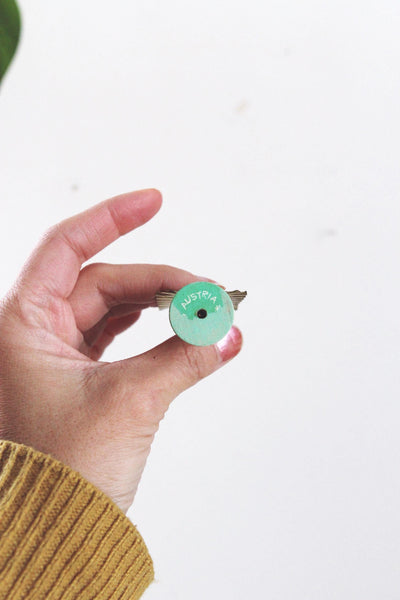 Vintage Painted Wood European Christmas Ornaments Figurine Collection