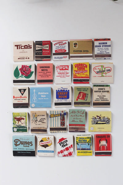 Vintage Matchbook with Framing Options | Sold Individually