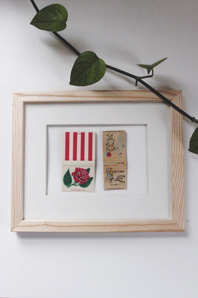 Vintage Matchbook with Framing Options | Sold Individually