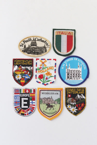 Vintage Patch with Framing Options - Europe | Vintage Framed Art | Design Art | Memorabilia Art | Sold Individually