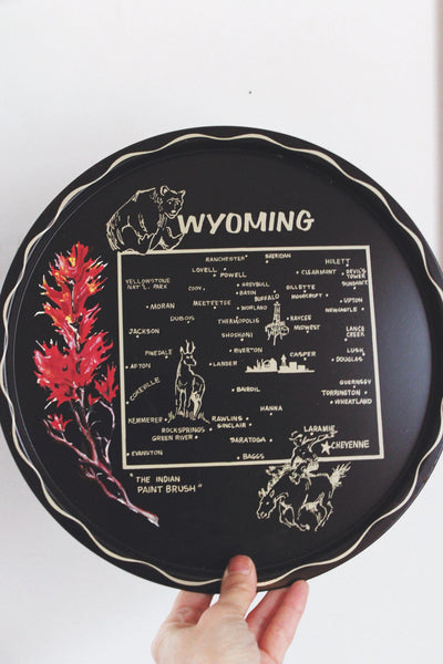 Vintage State Souvenir Tray Florida Arkansas Wyoming | Sold Individually