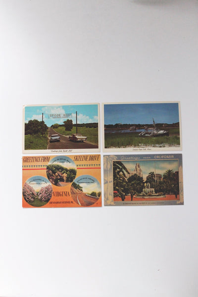 Vintage Postcard with Framing Options Skyline Drive Cape Cod | Sold Individually