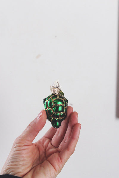 Vintage Mercury Glass Hand Painted Animal Christmas Ornaments Dept 56 Czech Republic NWT 1.5" | Sold Individually