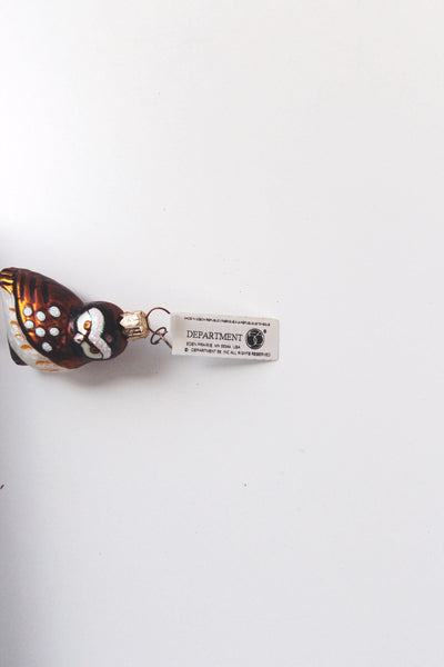 Vintage Mercury Glass Hand Painted Animal Christmas Ornaments Dept 56 Czech Republic NWT 2" | Sold Individually