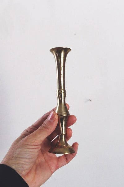 Vintage Brass Candle Holder Collection 1