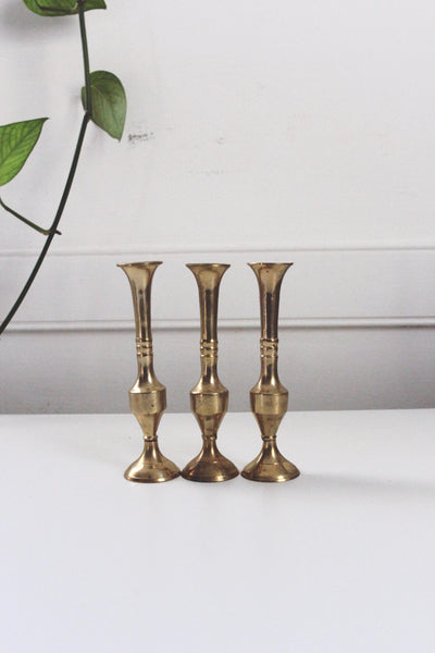 Vintage Brass Candle Holder Collection 1