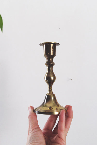Vintage Brass Candle Holder Collection 2 | Sold Individually