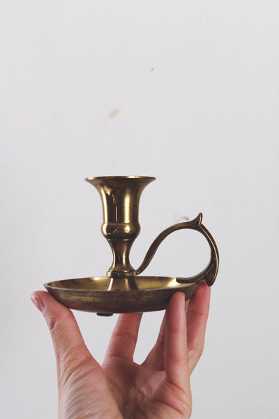 Vintage Brass Candle Holder Collection 2 | Sold Individually