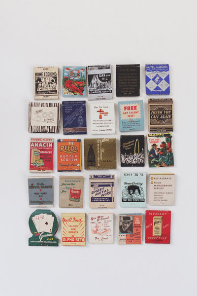 Vintage Matchbook with Framing Options Collection 2 | Sold Individually