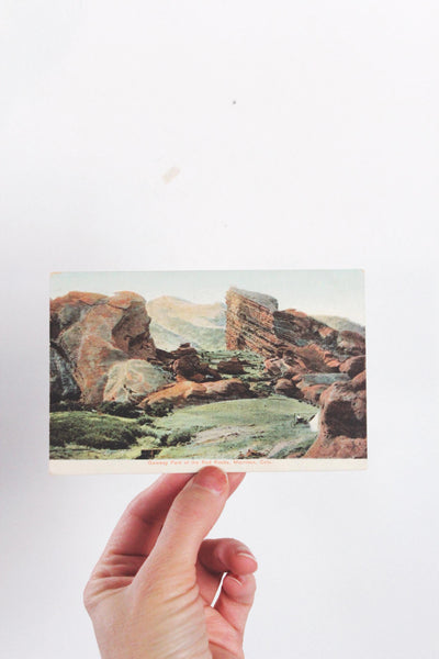 Vintage Postcard with Framing Options Zion Florida Rockies | Sold Individually