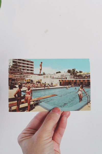 Vintage Postcard with Framing Options Zion Florida Rockies | Sold Individually