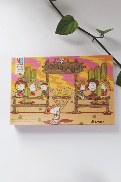 Vintage Peanuts Books Puzzle Collection