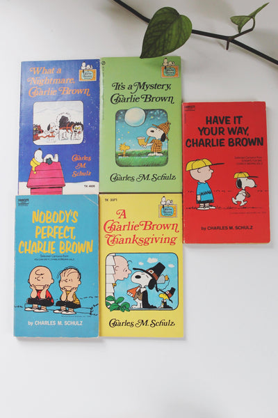 Vintage Peanuts Books Puzzle Collection