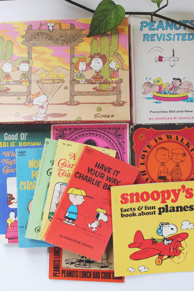 Vintage Peanuts Books Puzzle Collection