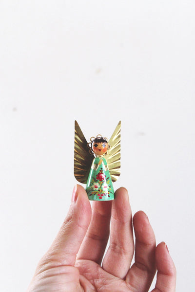 Vintage Painted Wood European Christmas Ornaments Figurine Collection