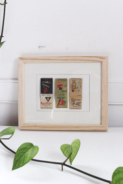 Vintage Matchbook with Framing Options | Sold Individually