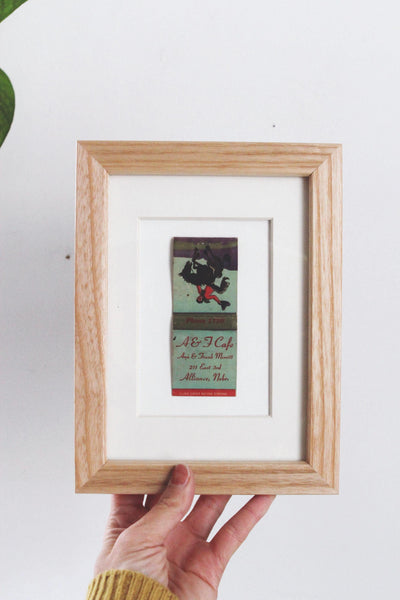 Vintage Matchbook with Framing Options | Sold Individually