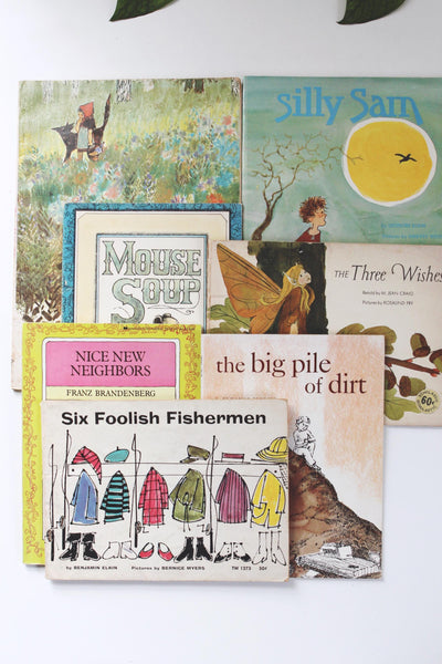 Vintage 60s 70s Children's Books Red Riding Hood Six Fisherman | Sold Individually
