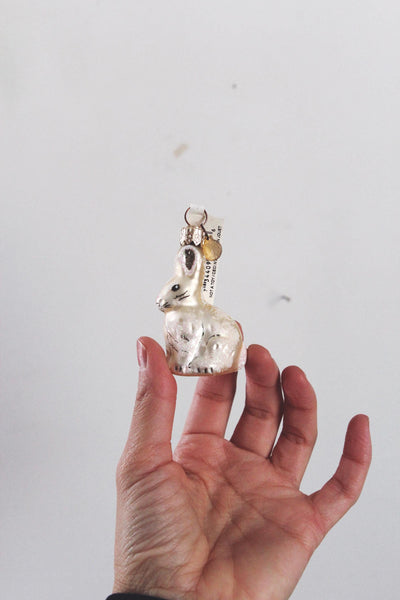 Vintage Mercury Glass Hand Painted Animal Christmas Ornaments Dept 56 Czech Republic NWT 2" | Sold Individually