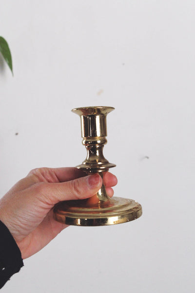 Vintage Brass Candle Holder Collection 1